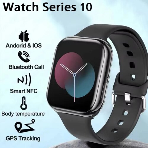 New2025 For Apple GPS Watch 10 Smart Watch NFC Men HD AMOLED Memory Music 3D Surround Bluetooth Call Waterproof Smartwatch Woman