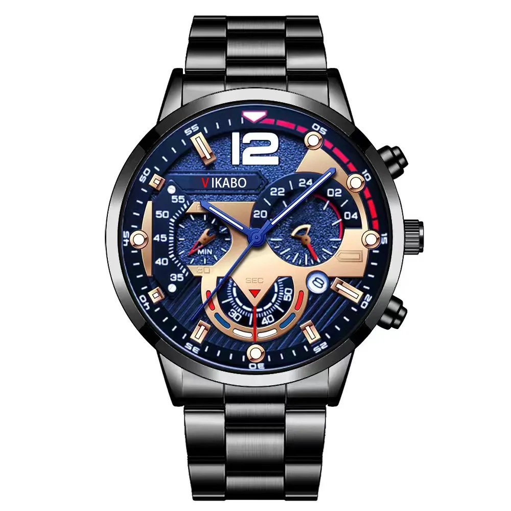 Brand Quartz Watch for Man High-end Steel Band Calendar Watches Luminous Wristwatch Gift Clock Relojes Para Hombre Dropshipping Brand Quartz Watch for Man High-end Steel Band Calendar Watches Luminous Wristwatch Gift Clock Relojes Para Hombre Dropshipping