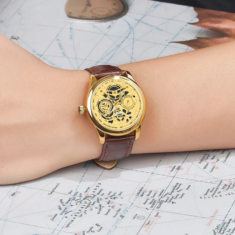 Leather Business Quartz Sports Watchs Business Watchs Quartz Sports Watch Leisure Belt Men's Watch Men's Watch