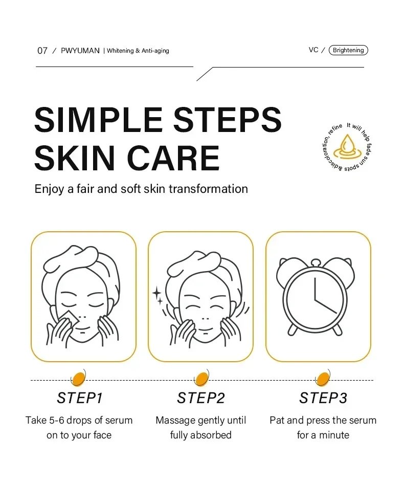 Powerful Dark Spots Remover Whitening Serum Face Freckle Melanin Correcting Anti Pigmentation Brighten Skin Beauty Care Products