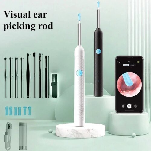 Smart Visual Ear Sticks Otoscope Endoscope Wax Removal Tool Earpick Mini Camera Health Care Ear Cleaner