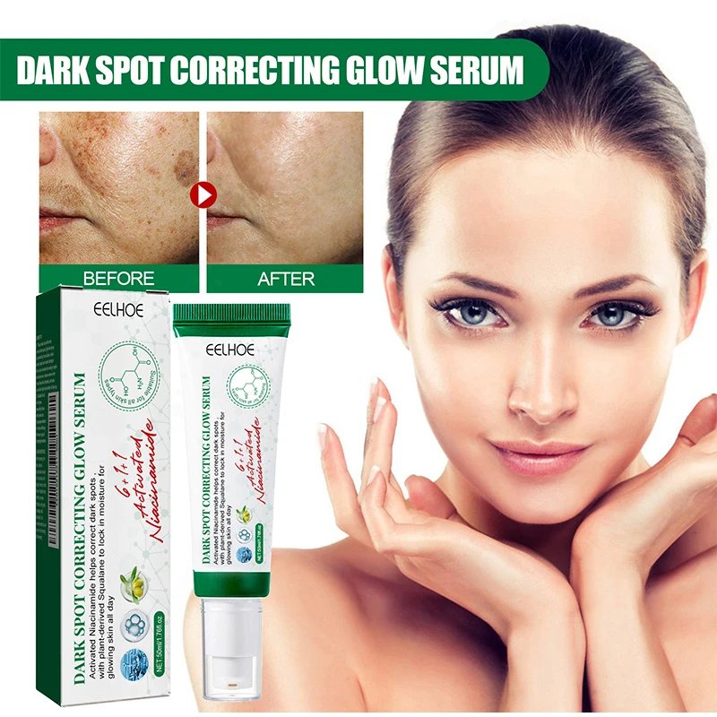 Dark Spot Correcting Glow Serum,Dullness,Acne,And Melanin Remover,Niacinamide Facial Skin Moisturizing Brightening Skincare