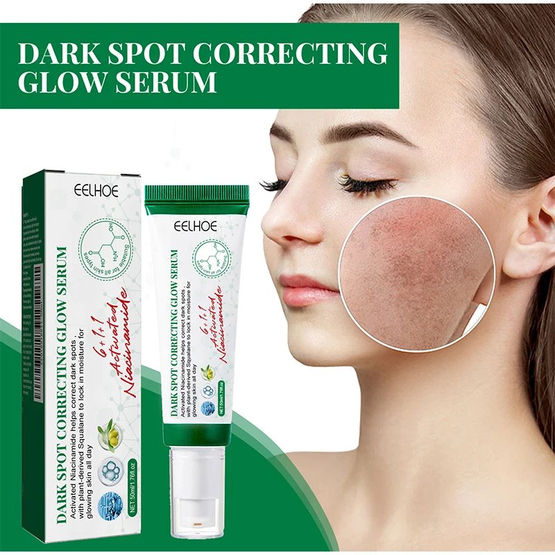 Dark Spot Correcting Glow Serum,Dullness,Acne,And Melanin Remover,Niacinamide Facial Skin Moisturizing Brightening Skincare