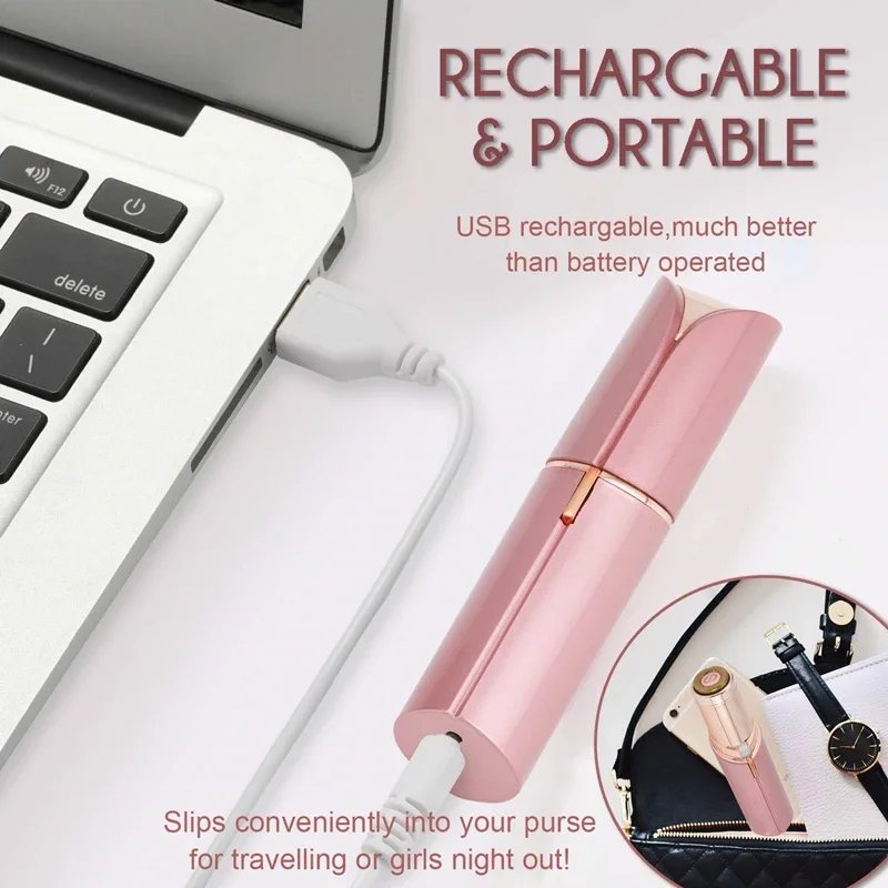 Women's Hair Removal Machine Shaver, USB Rechargeable Washable Electric Shaver, Electric Epilator For Personal Care