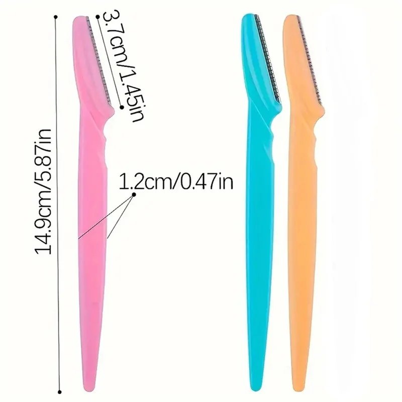 5/10/30/40/66pcs Eyebrow Razors Kit Facial Eye Brow Trimmer Multifunction Facial Hair Removal Tool with Container Safety Beauty