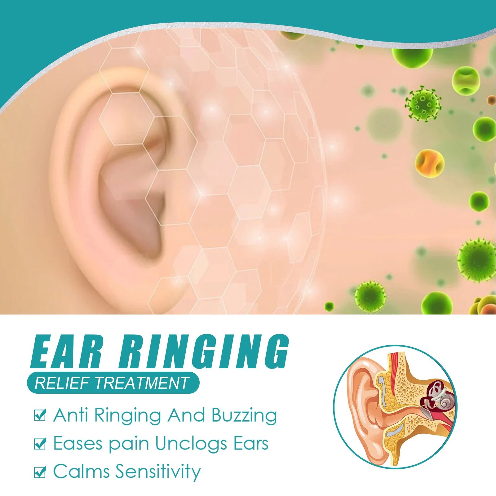 1PC Tinnitus Oil For Improved Ear Health Hearing Ear Ringing Drops Alleviate Deafness Tinnitus Itching Earache 1PC Tinnitus Oil For Improved Ear Health Hearing Ear Ringing Drops Alleviate Deafness Tinnitus Itching Earache