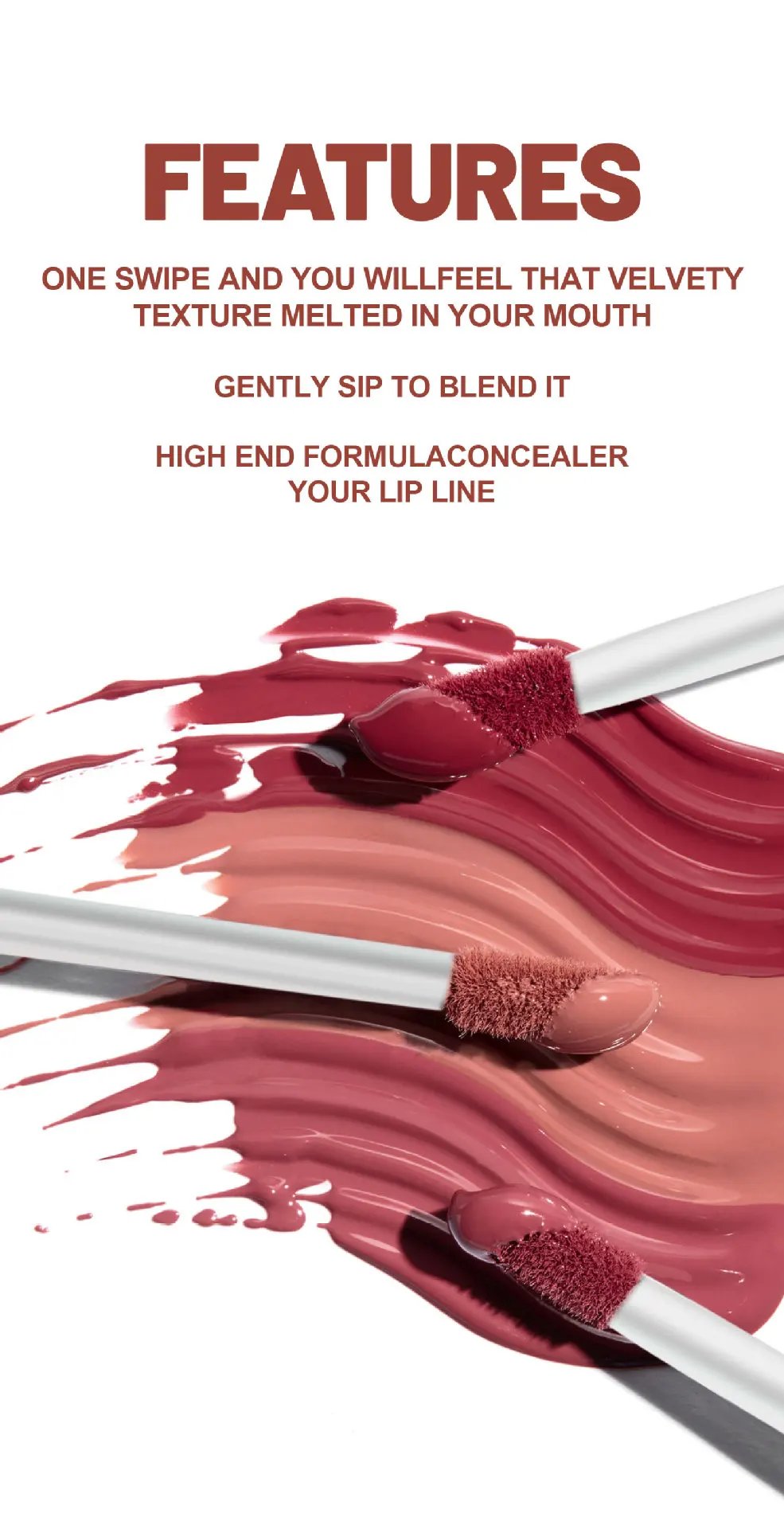 Waterproof Long-lasting Velvet Matte Lip Gloss Set Strawberry Moisturizing Lipstick Kit Beauty Cosmetics Makeup Rose Lip Stain