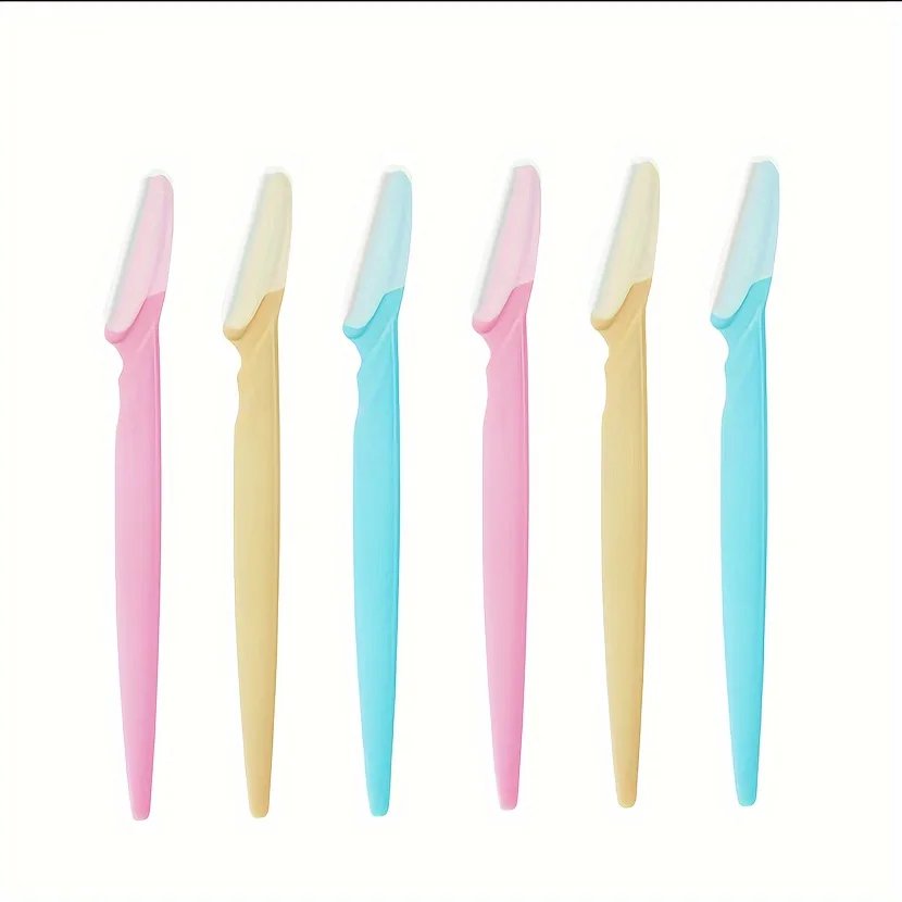 3/5/6/10/12 Piece Multi-Purpose Eyebrow Shaver Set - Gentle Facial Hair Trimmer Easy Grooming and Shaping Kit - Smooth Skin