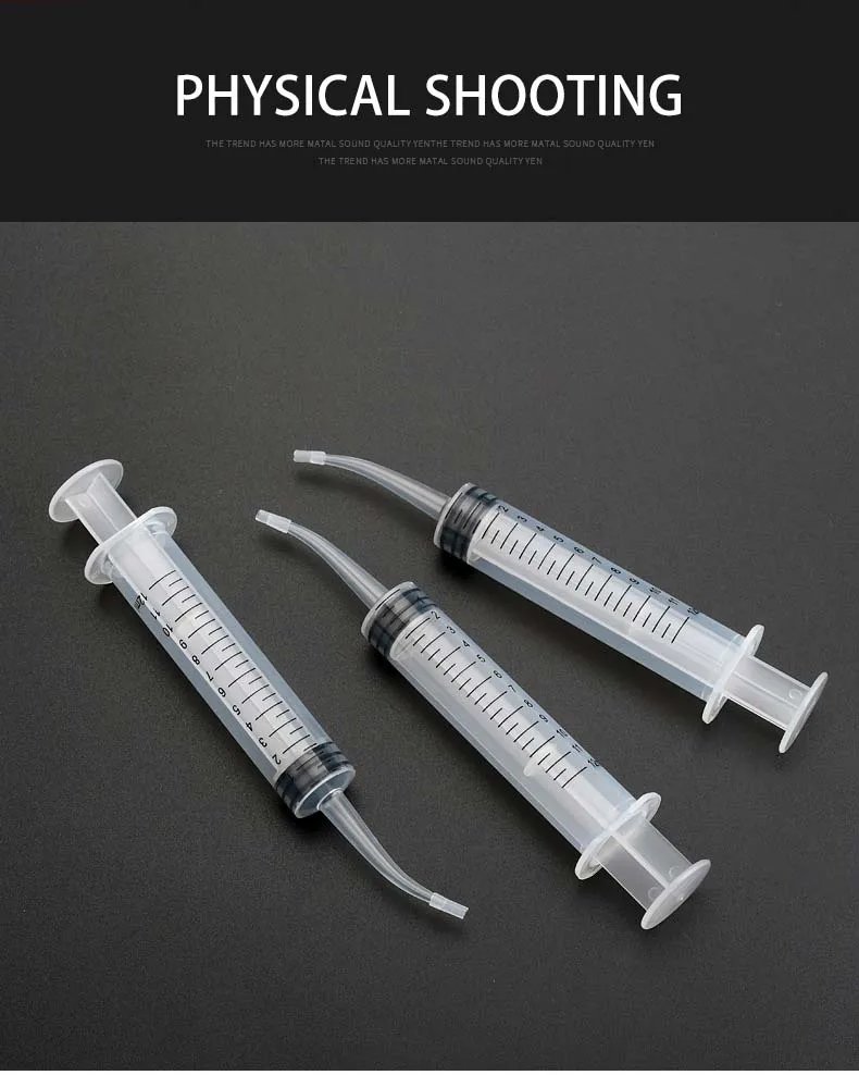 12ML Ear Cleaner Washer Syringer Elbow Rubber Tube Earwax Cleaning Removal Tool Ear Cleaner Wax Removal Ear Cleaner Health Care