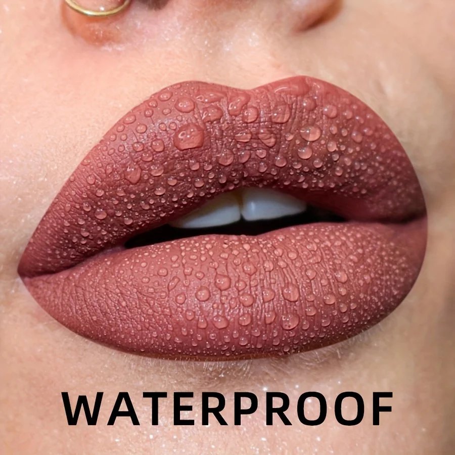 19 colors Matte Velvet Lip Gloss Waterproof Liquid Lipstick Nude Black Lips tint Makeup Lip Glaze Cosmetics Red Lip Stain Beauty