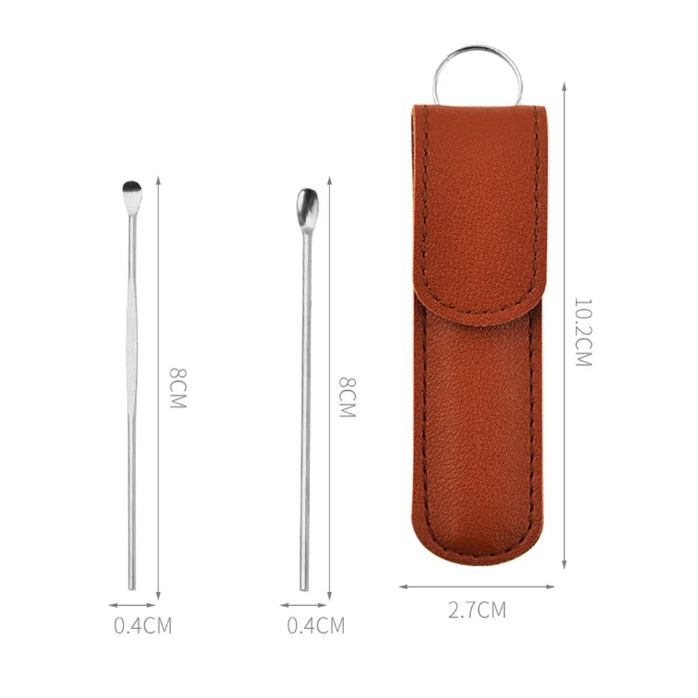 Earwax Remover Ear Cleaner Wax Removal Tool Earpick Sticks Curette Ear Pick Cleaning Ear Cleanser Spoon Health Care Earpick 6PCS