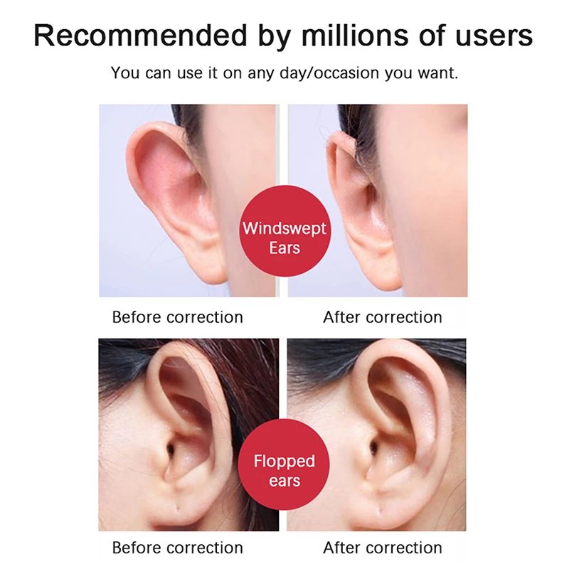 2/4/6/8Pcs Small Portable Invisible Protruding Ears Correctar Tape Ear Aesthetic Correctar Without Surgery Beauty Makeup Tool