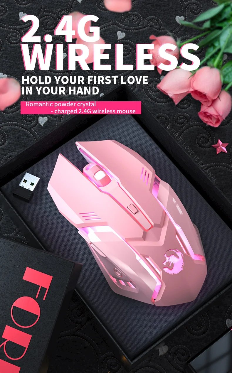 USB Wireless Gaming Mouse RGB Gamer Mouse 6 Buttons Mice Optical Office Computer Mouse For Desktop Laptop Ergonomic Mouse USB Wireless Gaming Mouse RGB Gamer Mouse 6 Buttons Mice Optical Office Computer Mouse For Desktop Laptop Ergonomic Mouse