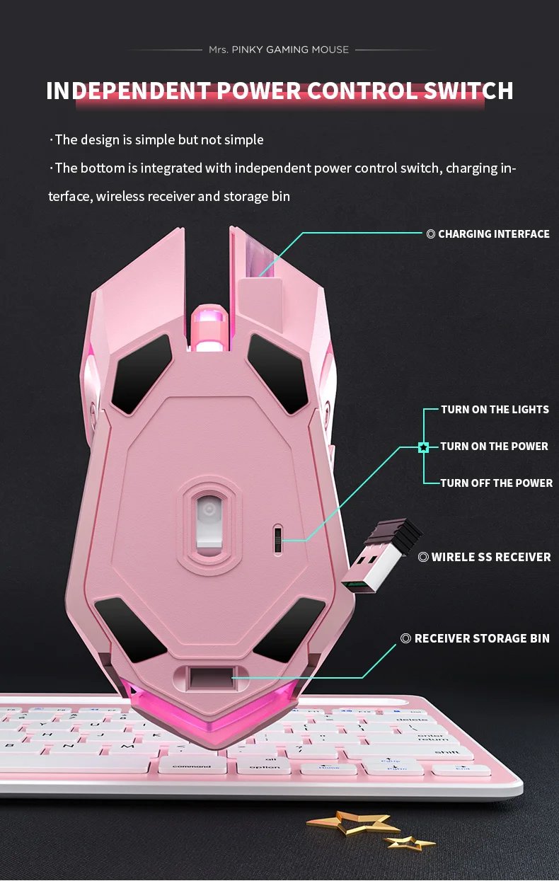 USB Wireless Gaming Mouse RGB Gamer Mouse 6 Buttons Mice Optical Office Computer Mouse For Desktop Laptop Ergonomic Mouse USB Wireless Gaming Mouse RGB Gamer Mouse 6 Buttons Mice Optical Office Computer Mouse For Desktop Laptop Ergonomic Mouse