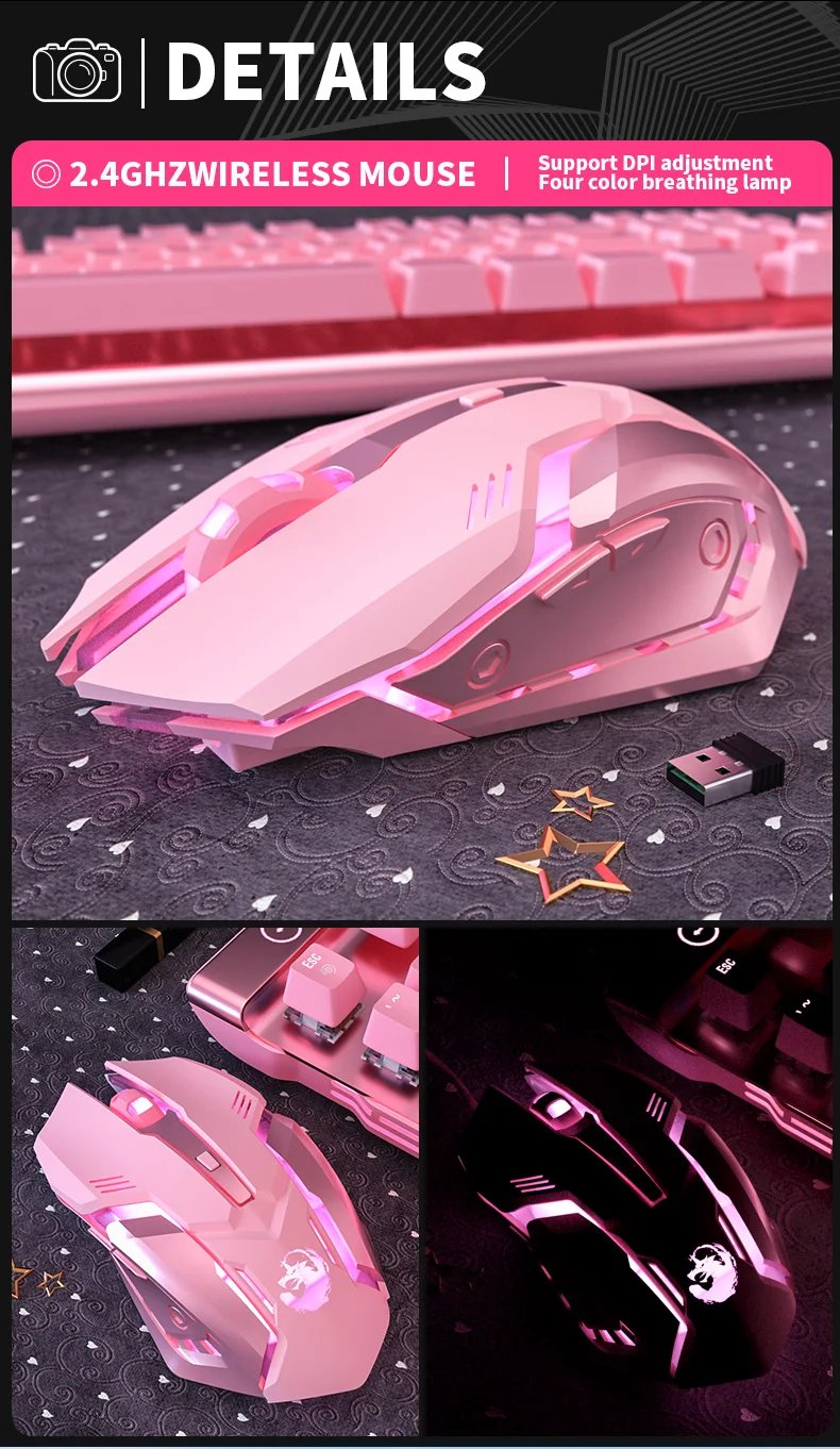USB Wireless Gaming Mouse RGB Gamer Mouse 6 Buttons Mice Optical Office Computer Mouse For Desktop Laptop Ergonomic Mouse USB Wireless Gaming Mouse RGB Gamer Mouse 6 Buttons Mice Optical Office Computer Mouse For Desktop Laptop Ergonomic Mouse