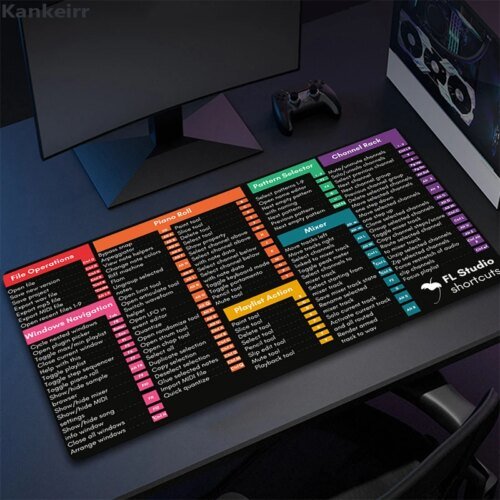 Pc Offices Mousepad Simple Windows Shortcut Key Mouse Pad Office Software Office Word Shortcuts Large Laptop Mouse Mat Xxl Rug