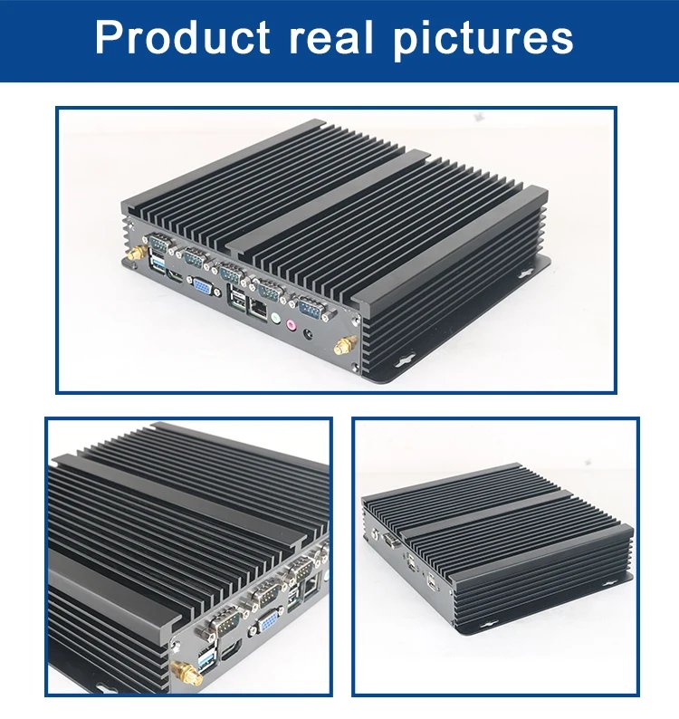 Industrial Mini PC Fanless Computer Core i5 2x Gigabit Ethernet Wireless WIFI COM USB Windows 10 Microcomputer Industrial Mini PC Fanless Computer Core i5 2x Gigabit Ethernet Wireless WIFI COM USB Windows 10 Microcomputer