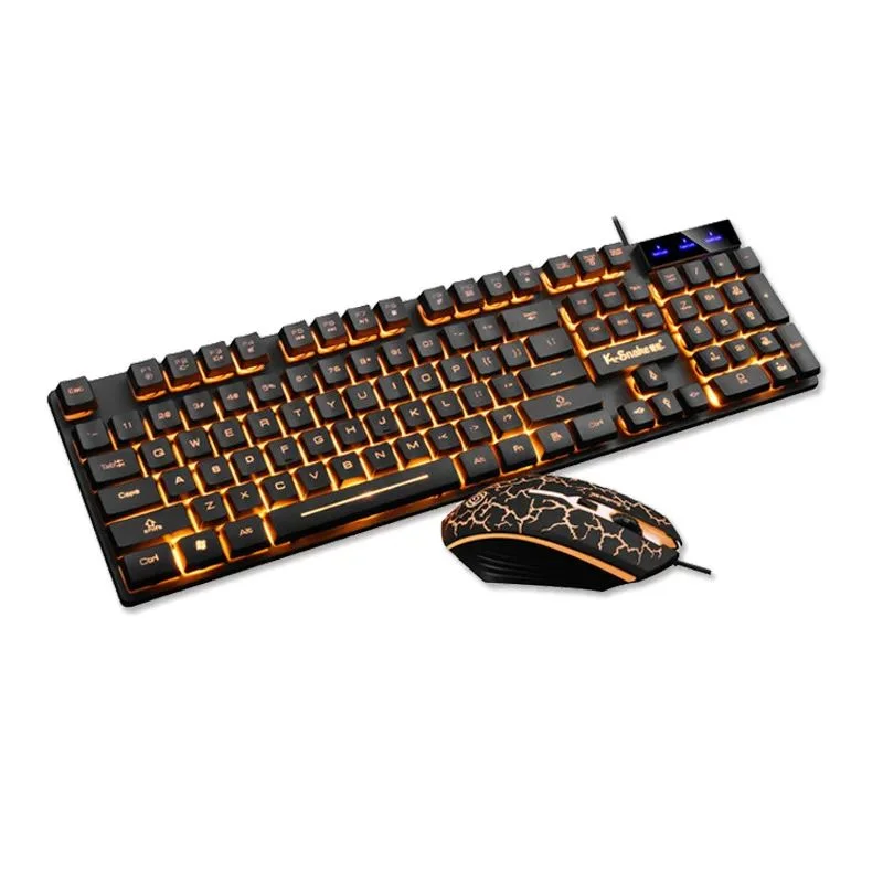 KM320 Keyboard And Mouse Set Waterproof Luminous Game Backlit Keyboard - Image 6