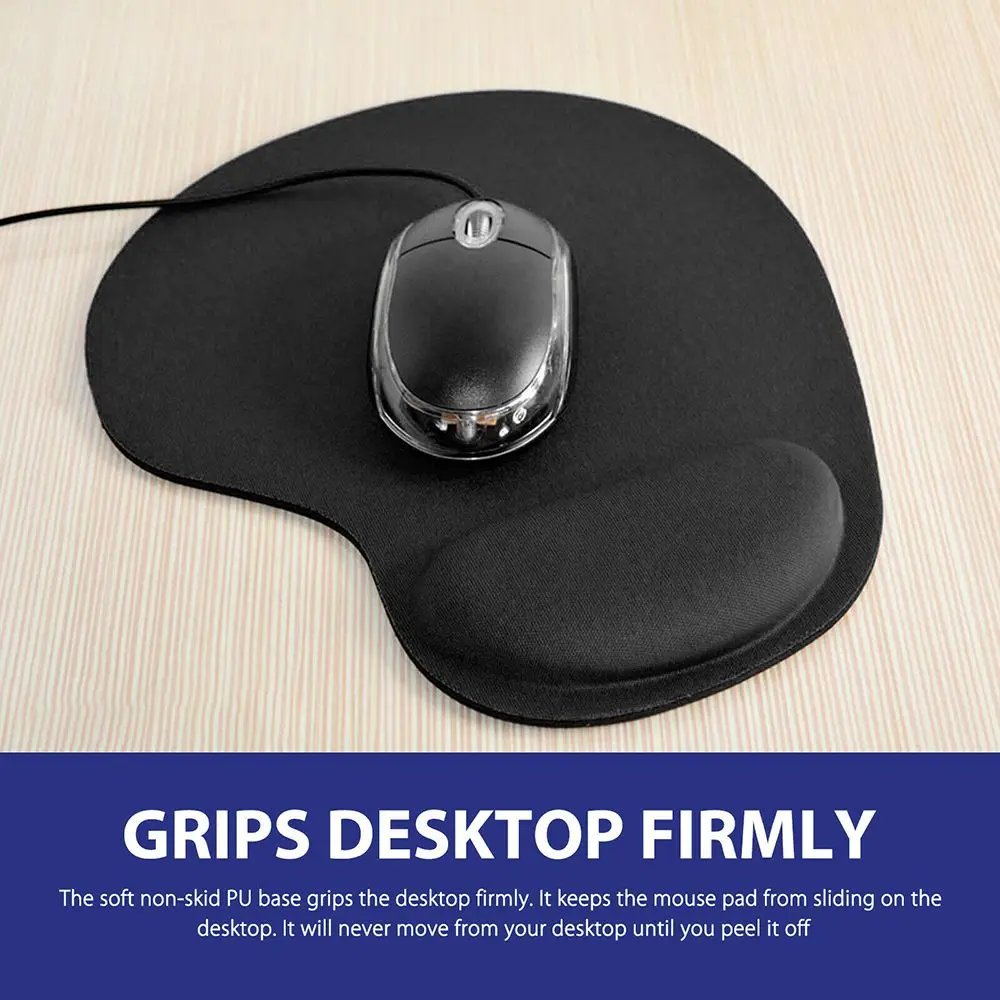 Ergonomic Wrist Rest Mouse Pad Comfortable Wrist Support Non Slip Mice Mat Soft Mousepad For PC Laptop Computer Ergonomic Wrist Rest Mouse Pad Comfortable Wrist Support Non Slip Mice Mat Soft Mousepad For PC Laptop Computer