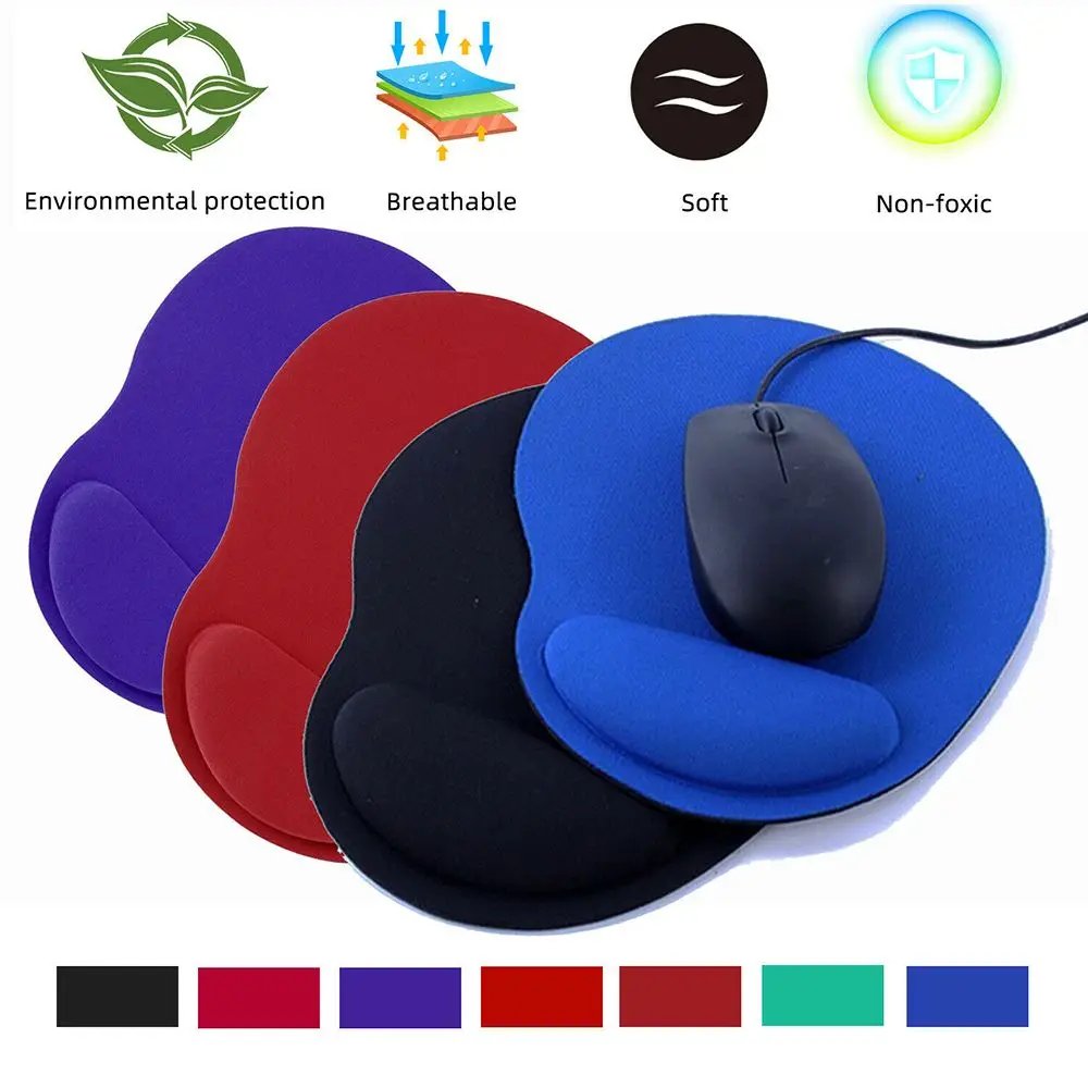 Ergonomic Wrist Rest Mouse Pad Comfortable Wrist Support Non Slip Mice Mat Soft Mousepad For PC Laptop Computer Ergonomic Wrist Rest Mouse Pad Comfortable Wrist Support Non Slip Mice Mat Soft Mousepad For PC Laptop Computer