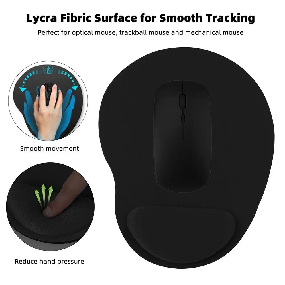 Ergonomic Wrist Rest Mouse Pad Comfortable Wrist Support Non Slip Mice Mat Soft Mousepad For PC Laptop Computer Ergonomic Wrist Rest Mouse Pad Comfortable Wrist Support Non Slip Mice Mat Soft Mousepad For PC Laptop Computer