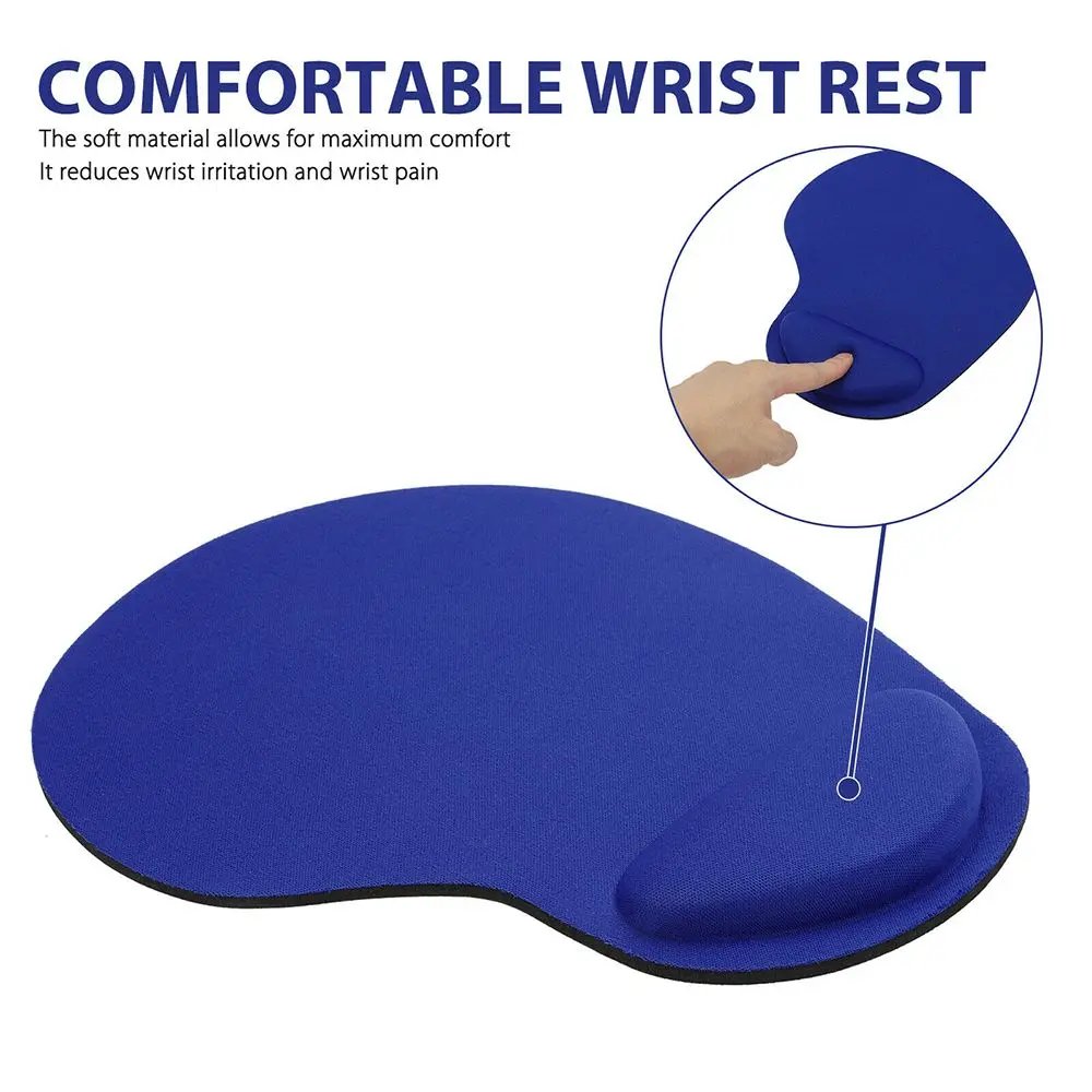 Ergonomic Wrist Rest Mouse Pad Comfortable Wrist Support Non Slip Mice Mat Soft Mousepad For PC Laptop Computer Ergonomic Wrist Rest Mouse Pad Comfortable Wrist Support Non Slip Mice Mat Soft Mousepad For PC Laptop Computer