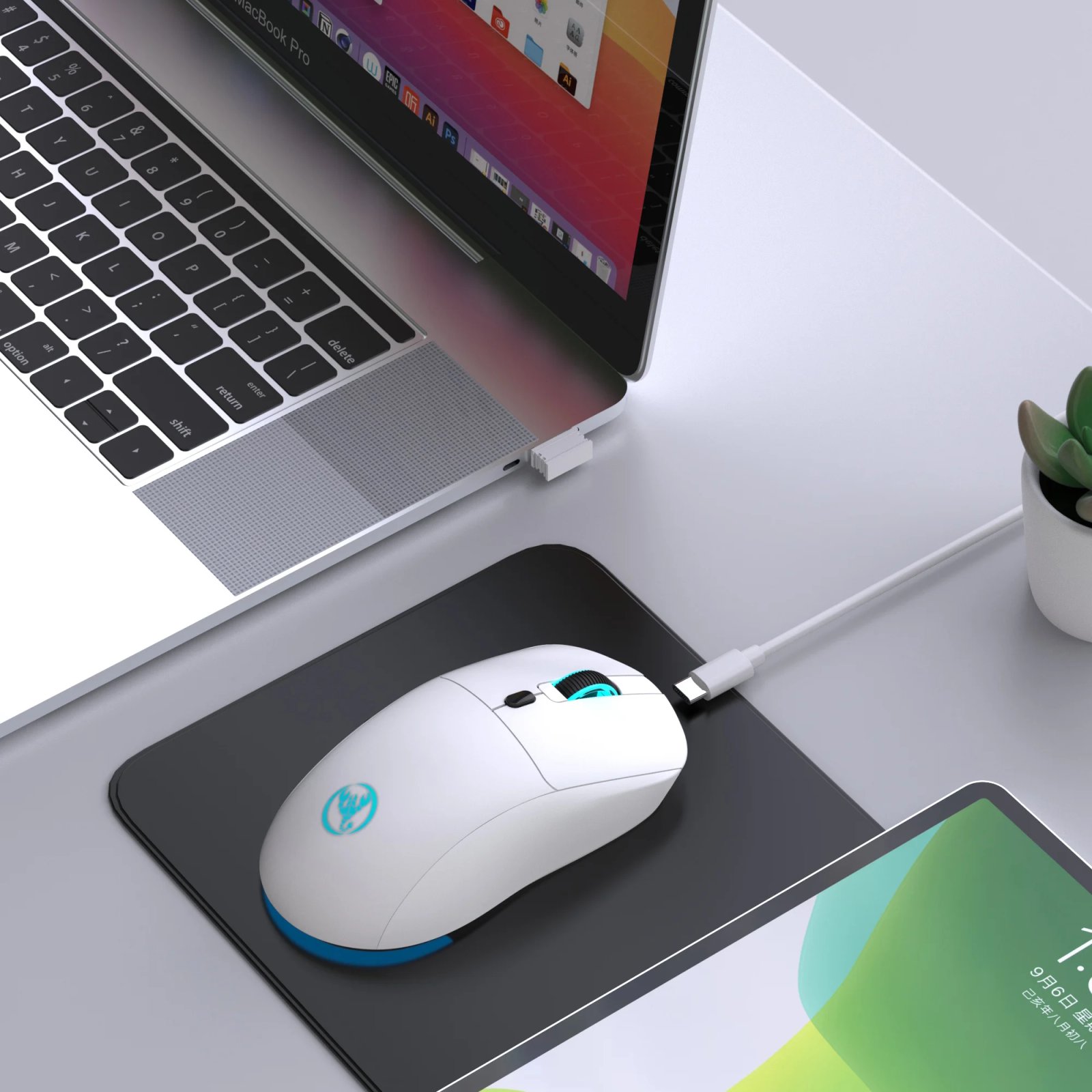 Rechargeable 2.4G USB Wireless Mouse Adjustable 3600dpi 7 Colors RGB Comfortable Mice for Home Office Laptop Computer Gamer Rechargeable 2.4G USB Wireless Mouse Adjustable 3600dpi 7 Colors RGB Comfortable Mice for Home Office Laptop Computer Gamer