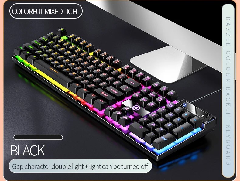 YINDIAO Keyboard Gaming Wired Laptop Desktops PC Computer Office Accessories Low Profile Gamer Keyboards With Numpad YINDIAO Keyboard Gaming Wired Laptop Desktops PC Computer Office Accessories Low Profile Gamer Keyboards With Numpad
