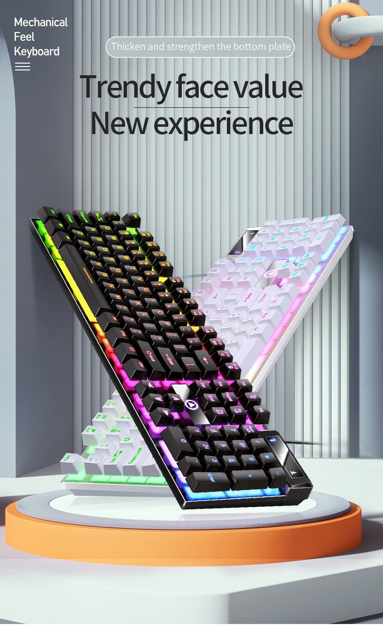 YINDIAO Keyboard Gaming Wired Laptop Desktops PC Computer Office Accessories Low Profile Gamer Keyboards With Numpad YINDIAO Keyboard Gaming Wired Laptop Desktops PC Computer Office Accessories Low Profile Gamer Keyboards With Numpad