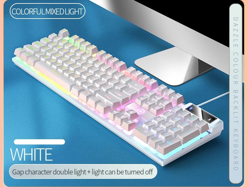 YINDIAO Keyboard Gaming Wired Laptop Desktops PC Computer Office Accessories Low Profile Gamer Keyboards With Numpad YINDIAO Keyboard Gaming Wired Laptop Desktops PC Computer Office Accessories Low Profile Gamer Keyboards With Numpad
