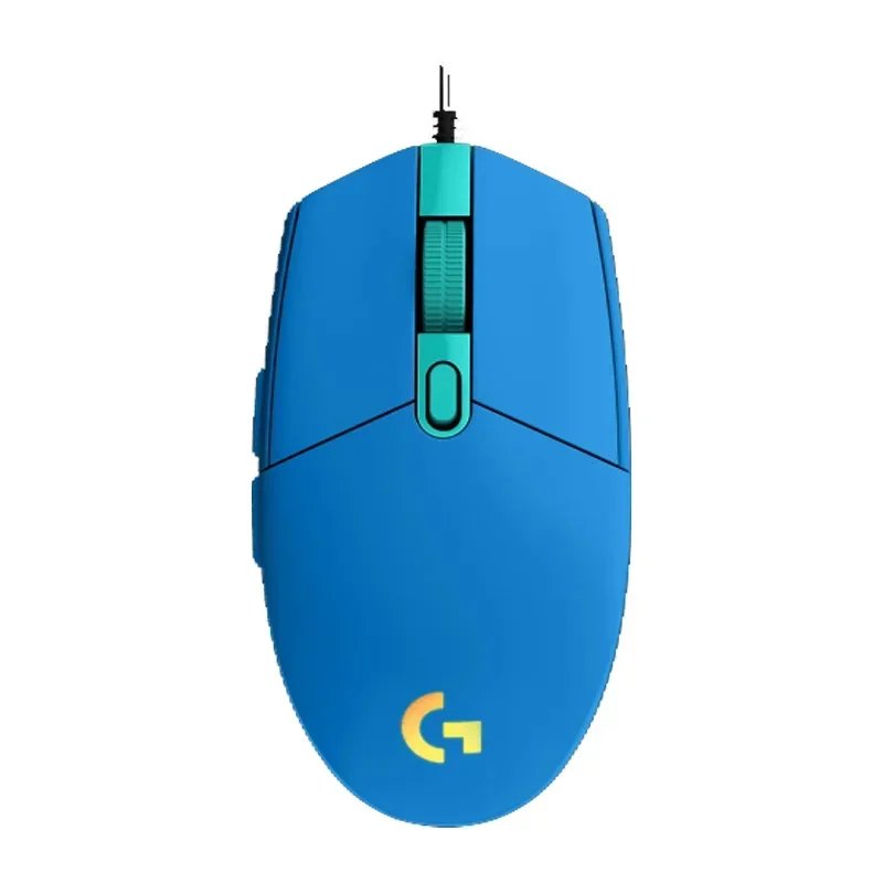 Logitech G102 Mouse USB Wired Gaming Mouse 8000 DPI Rainbow Optical Effect Screen For PC/Mac Computer and Laptop Logitech G102 Mouse USB Wired Gaming Mouse 8000 DPI Rainbow Optical Effect Screen For PC/Mac Computer and Laptop
