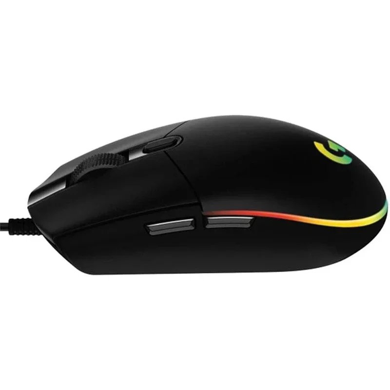 Logitech G102 Mouse USB Wired Gaming Mouse 8000 DPI Rainbow Optical Effect Screen For PC/Mac Computer and Laptop Logitech G102 Mouse USB Wired Gaming Mouse 8000 DPI Rainbow Optical Effect Screen For PC/Mac Computer and Laptop