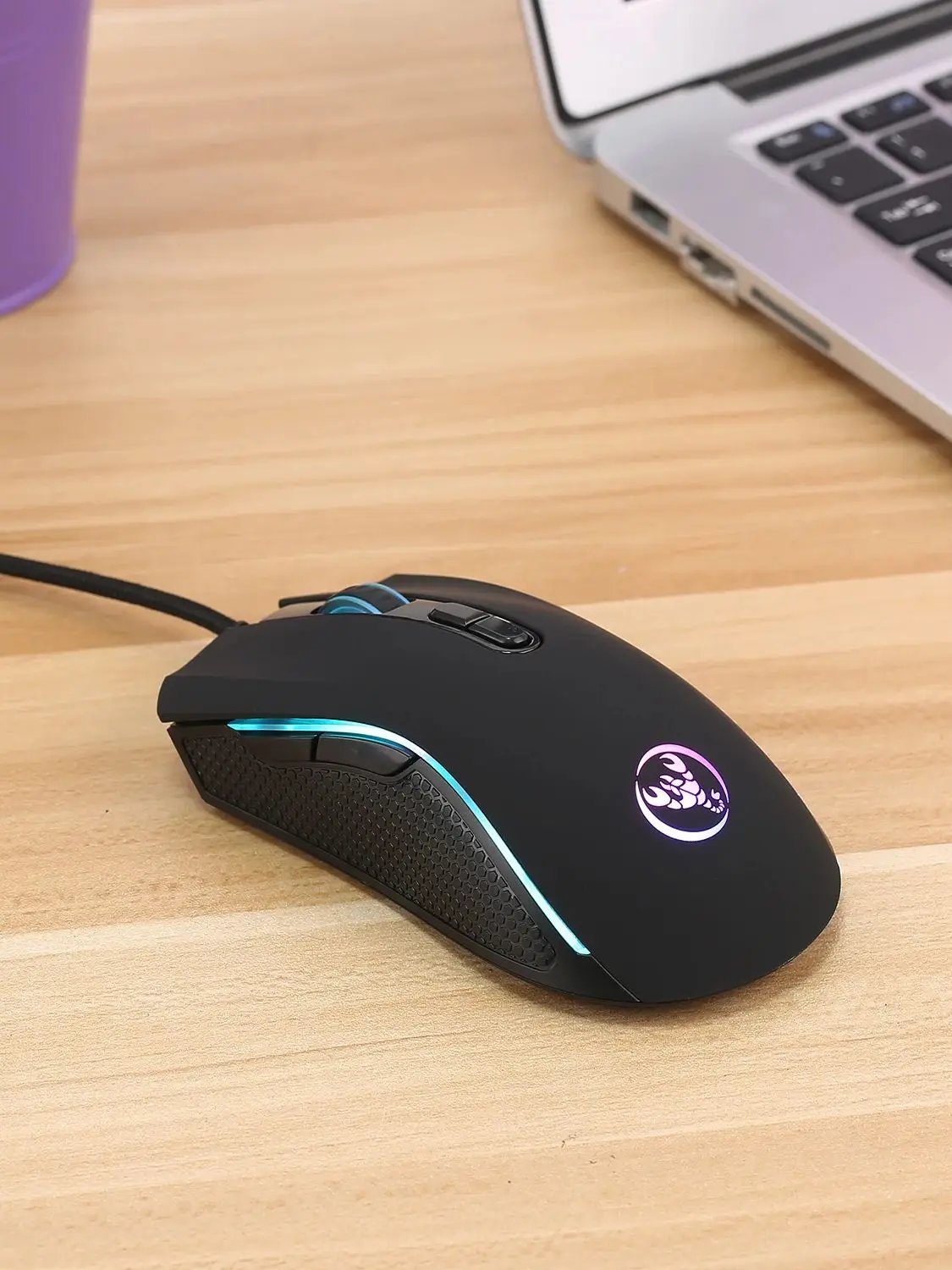 Popular choice HXSJ A869 optical ergonomic RGB ABS 4-level resolution adjustment wired gaming mouse for laptop and PC Popular choice HXSJ A869 optical ergonomic RGB ABS 4-level resolution adjustment wired gaming mouse for laptop and PC