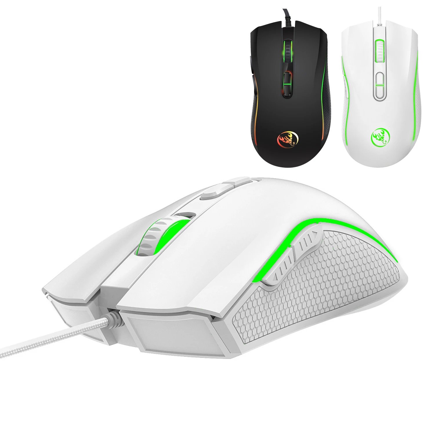 Popular choice HXSJ A869 optical ergonomic RGB ABS 4-level resolution adjustment wired gaming mouse for laptop and PC Popular choice HXSJ A869 optical ergonomic RGB ABS 4-level resolution adjustment wired gaming mouse for laptop and PC