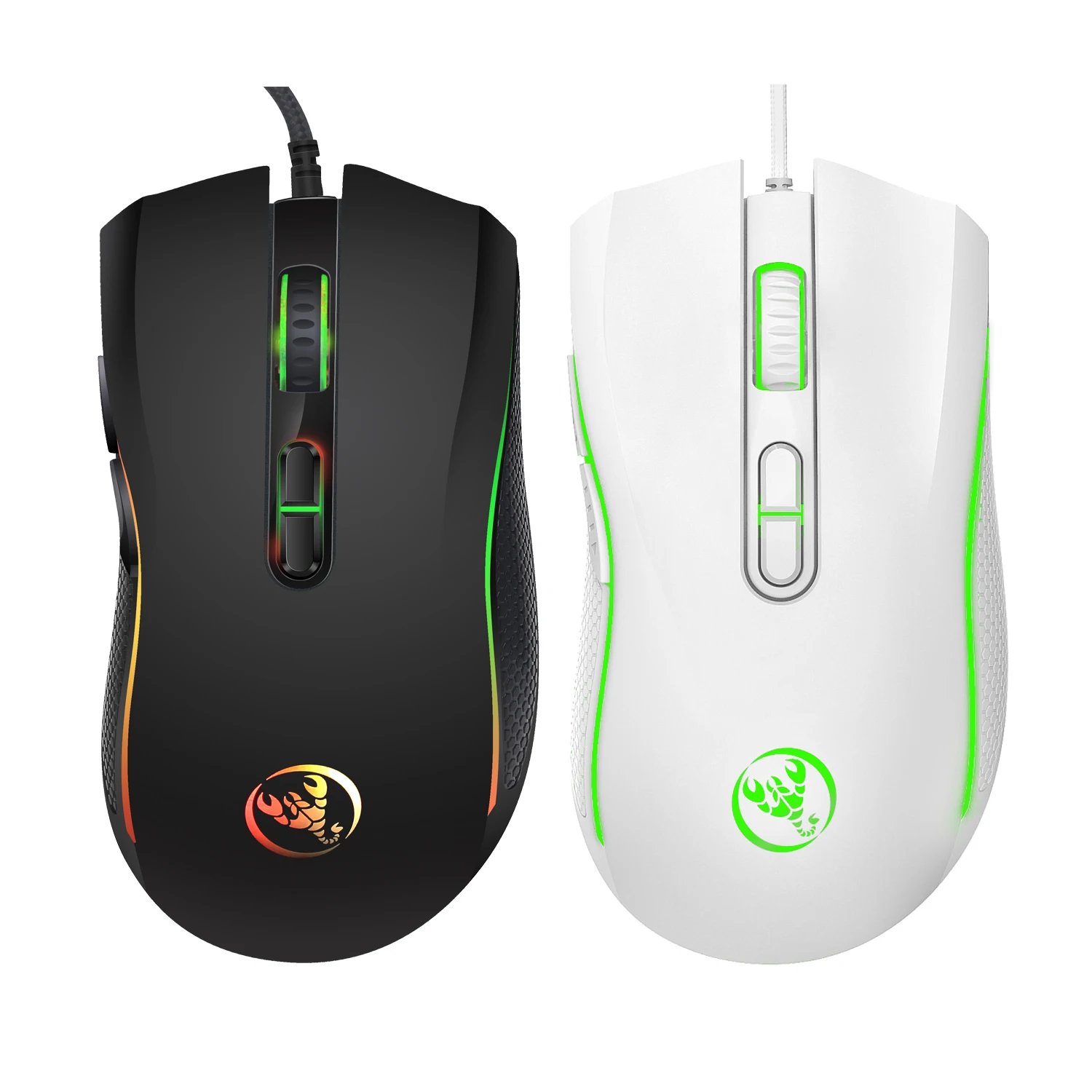 Popular choice HXSJ A869 optical ergonomic RGB ABS 4-level resolution adjustment wired gaming mouse for laptop and PC - Image 2