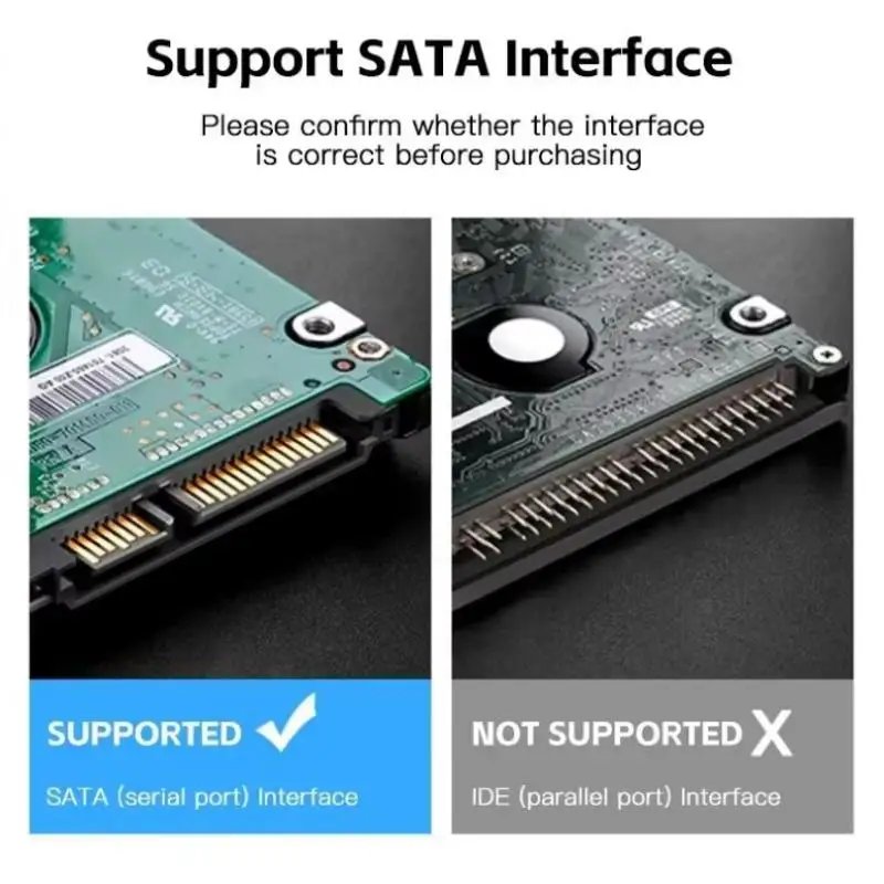 New Sata to usb 3.0/2.0 Type c Cable Support 2.5 Inches External HDD SSD Hard Drive Adapter Cable Computer Connector Converter - Image 2