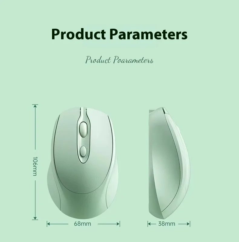 Bluetooth-Compatible Wireless Mouse 2.4G USB Wireless Computer Mouse Rechargeable Silent Mice For PC Laptop Macbook Tablet Bluetooth-Compatible Wireless Mouse 2.4G USB Wireless Computer Mouse Rechargeable Silent Mice For PC Laptop Macbook Tablet