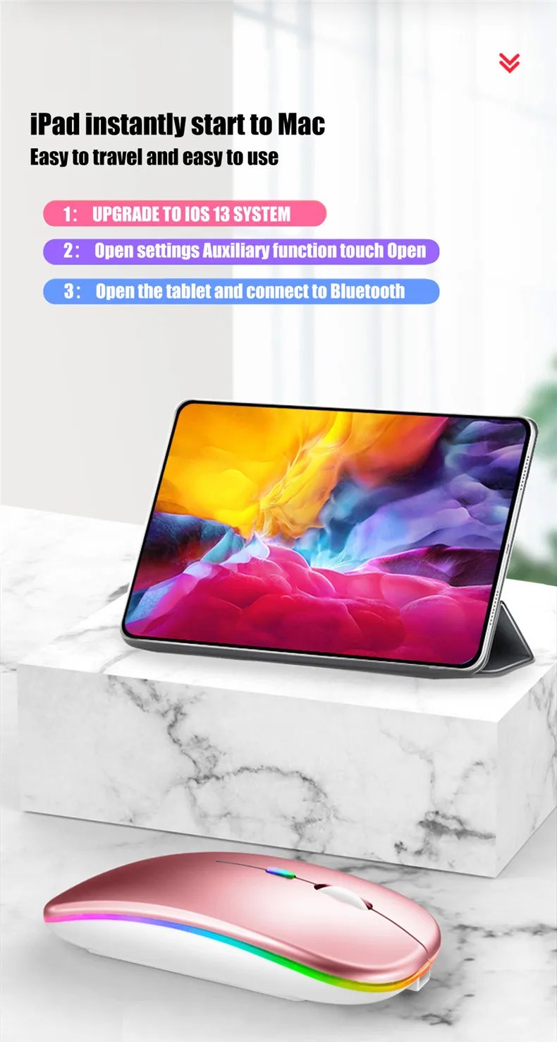 Wireless Mouse Rechargeable Silent LED Backlit Mice PC Laptop Computer Mous 2.4Ghz Receiver Bluetooth Dual Mode Optical Mice Wireless Mouse Rechargeable Silent LED Backlit Mice PC Laptop Computer Mous 2.4Ghz Receiver Bluetooth Dual Mode Optical Mice
