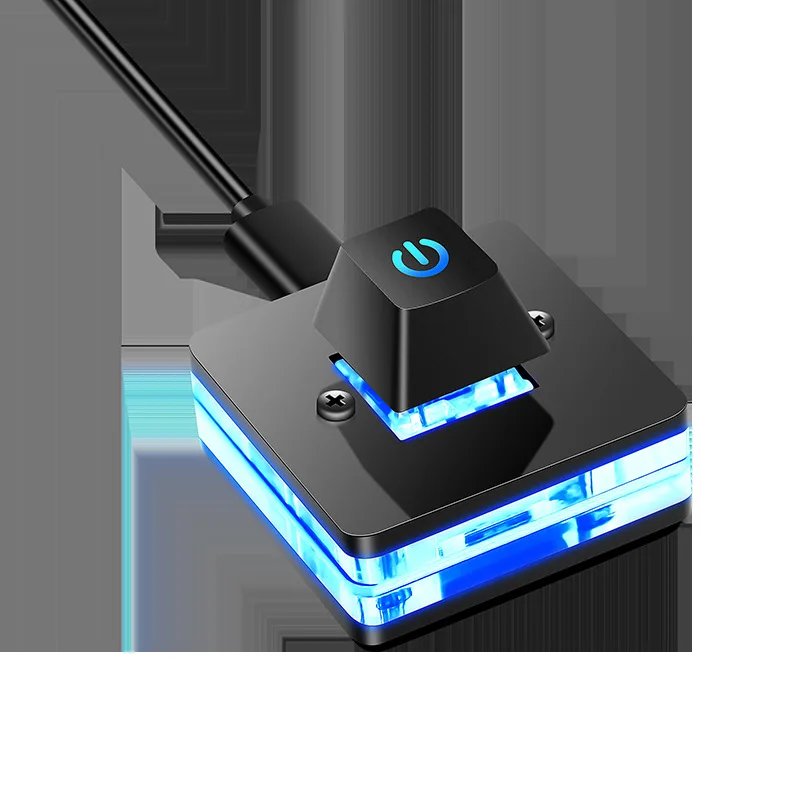 1.8M Desktop Computer Power Switch with LED Lights PC Motherboard External Start Power On/Off Button Extension Cable For Home Of - Image 5