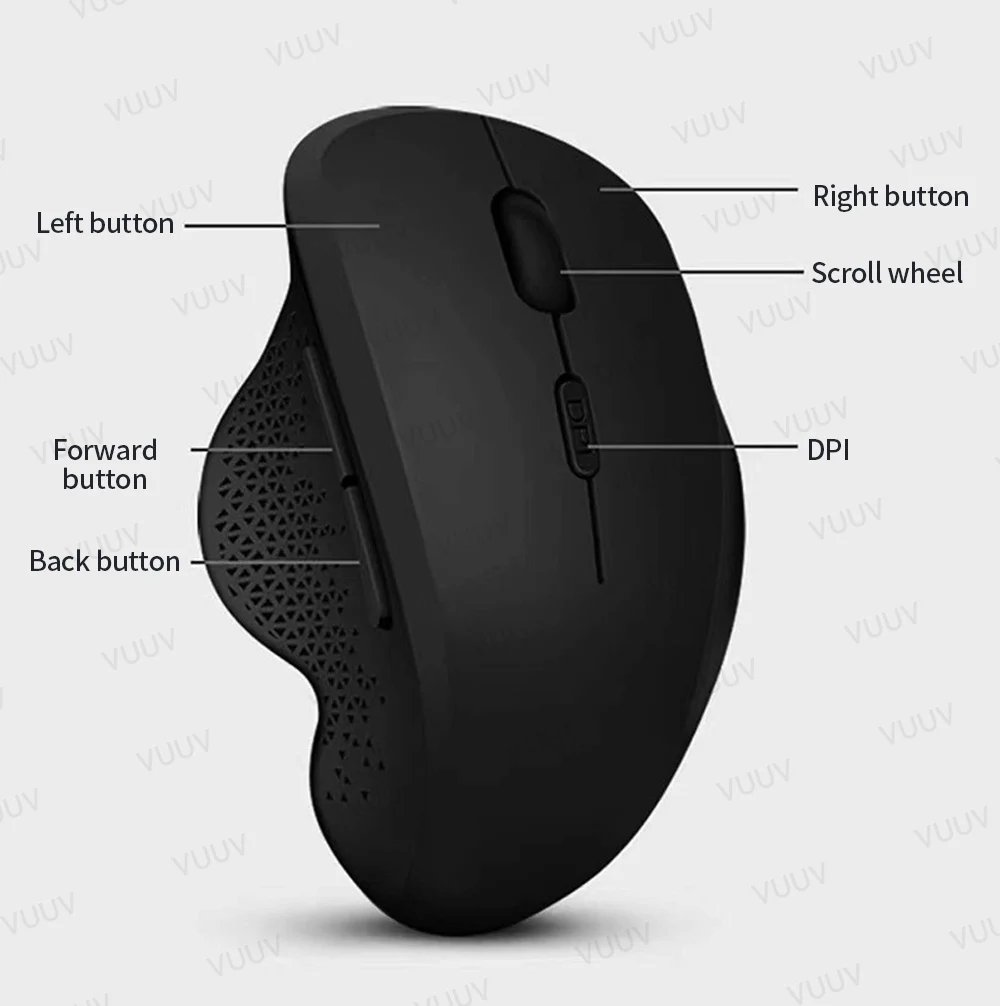 Ergonomic Rechargeable Wireless Bluetooth Mouse for PC Computer Laptop Macbook 1600DPI Dual Mode Mouse for IOS Android Tablet Ergonomic Rechargeable Wireless Bluetooth Mouse for PC Computer Laptop Macbook 1600DPI Dual Mode Mouse for IOS Android Tablet
