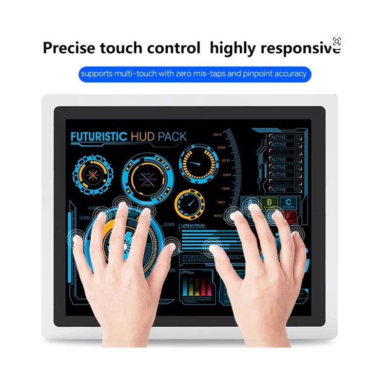 Industrial All-in-One PC Tablet 10-Point Touch Core i7 13th Gen Win 11 MES Workstation Mounted Embedded Computer