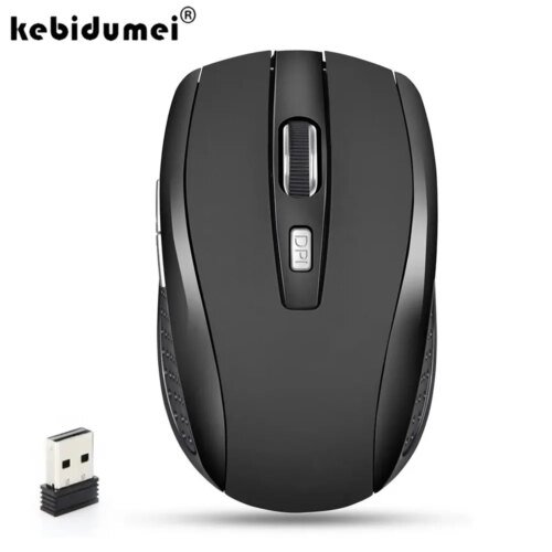 Wireless Mouse 2.4G Silent Mouse Portable Mobile Optical Office Mouse 1600 Adjustable DPI Levels for Notebook PC Laptop MacBook