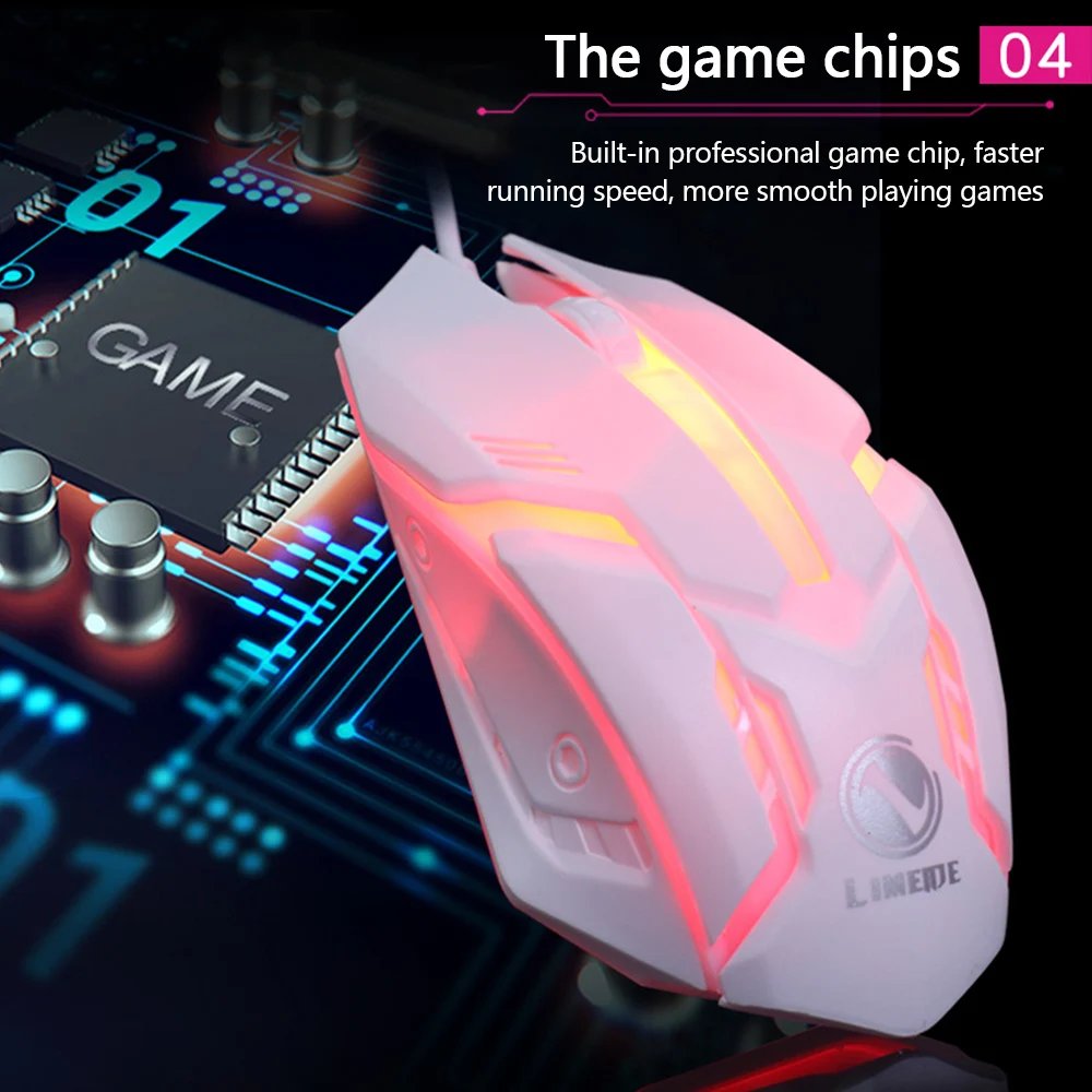 Limei S1 E Sports LED Luminous Backlit Wired Mouse USB Wired For Desktop Laptop Mute Office Computer Gaming Mouse Limei S1 E Sports LED Luminous Backlit Wired Mouse USB Wired For Desktop Laptop Mute Office Computer Gaming Mouse