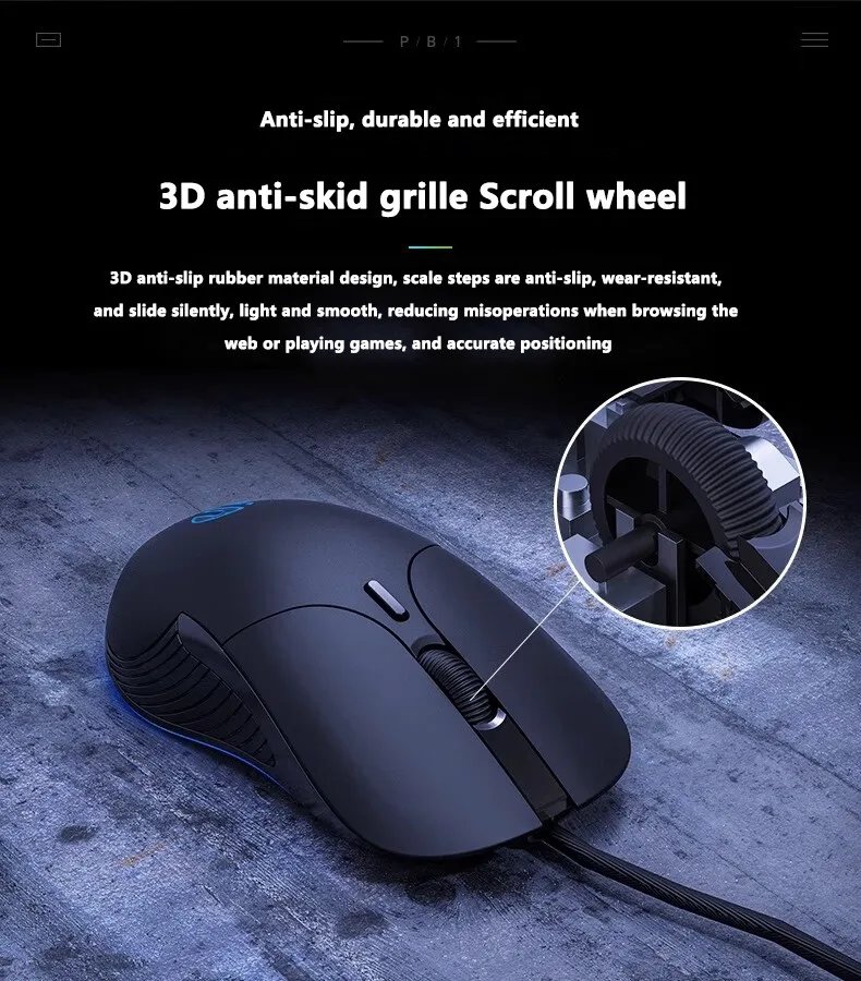 INPHIC B2 USB Wired Mouse Silent Office Gaming Mouse for PC and Laptops INPHIC B2 USB Wired Mouse Silent Office Gaming Mouse for PC and Laptops