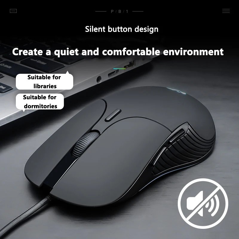 INPHIC B2 USB Wired Mouse Silent Office Gaming Mouse for PC and Laptops INPHIC B2 USB Wired Mouse Silent Office Gaming Mouse for PC and Laptops