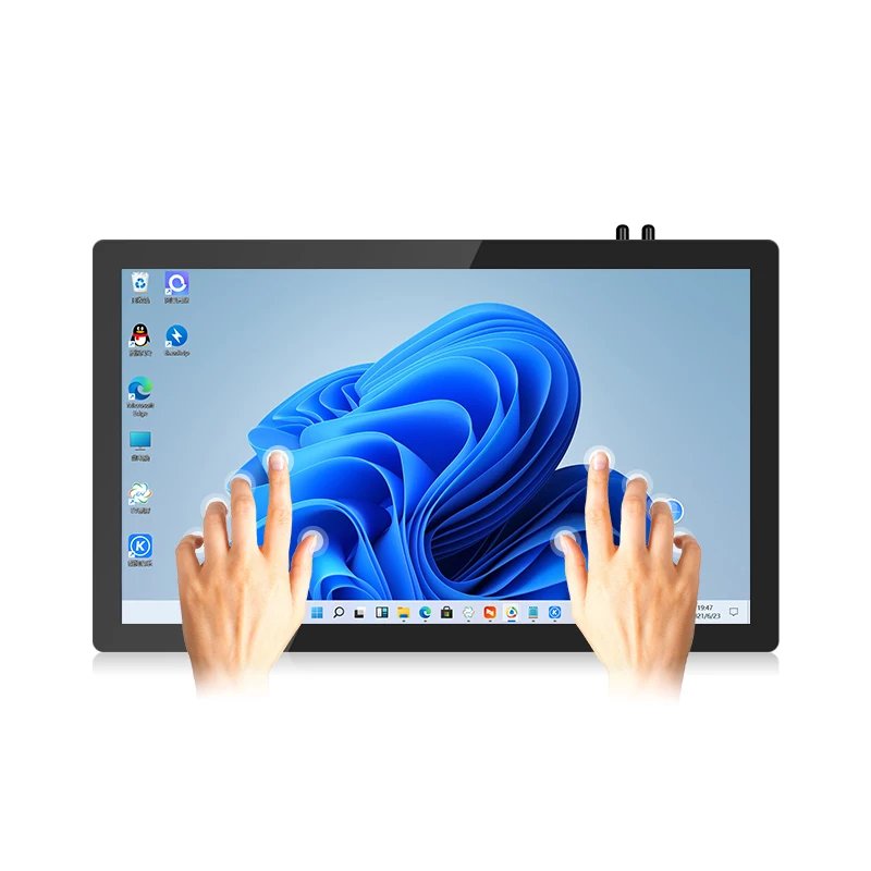 15.6 Inch All in One Capacitive Touch Screen PC Industrial Panel Computer - Image 6