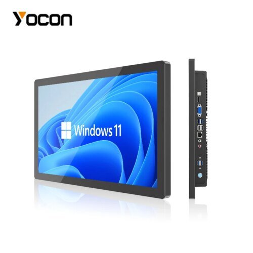 15.6 Inch All in One Capacitive Touch Screen PC Industrial Panel Computer