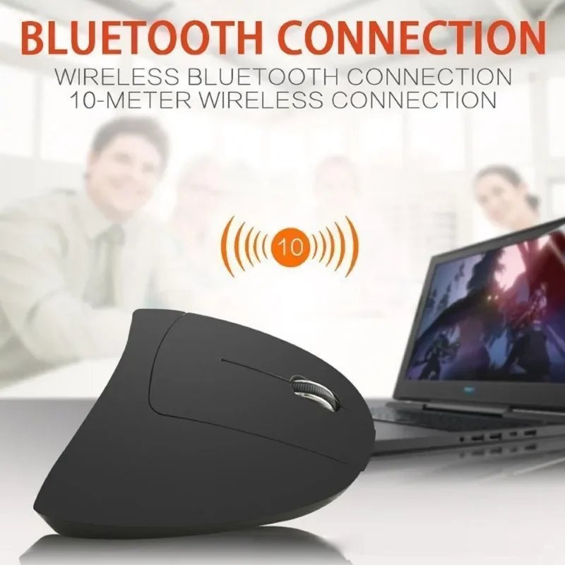 Wireless Mouse Vertical Gaming Mouse USB Computer Mice Ergonomic Desktop Upright Mouse 1600 DPI for PC Laptop Office Home - Image 4