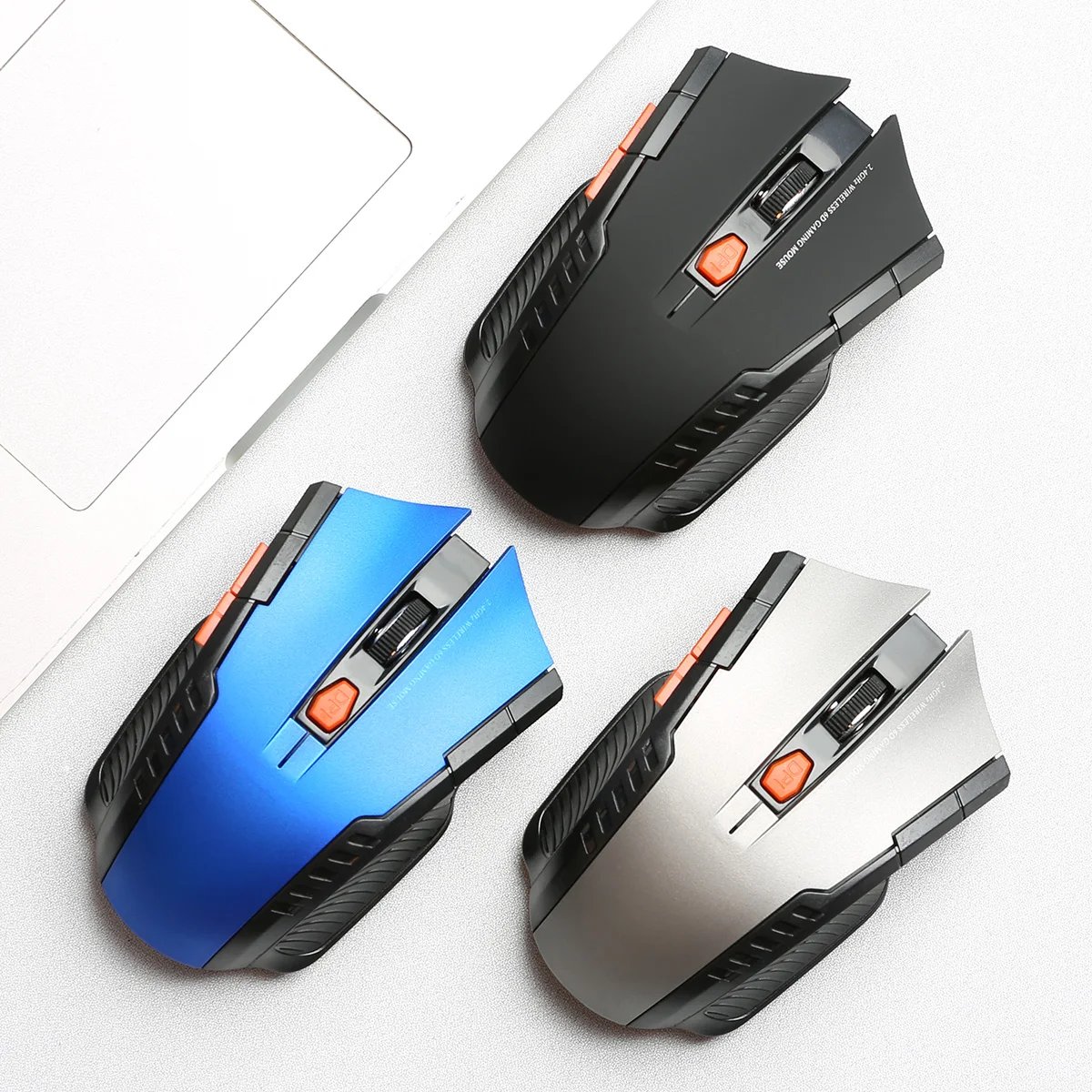 2.4G Wireless Mouse for Laptop Gamer Ergonomic Computer Mouse Wireless with USB Receiver 1600DPI 6 Buttons Portable Optical Mice 2.4G Wireless Mouse for Laptop Gamer Ergonomic Computer Mouse Wireless with USB Receiver 1600DPI 6 Buttons Portable Optical Mice