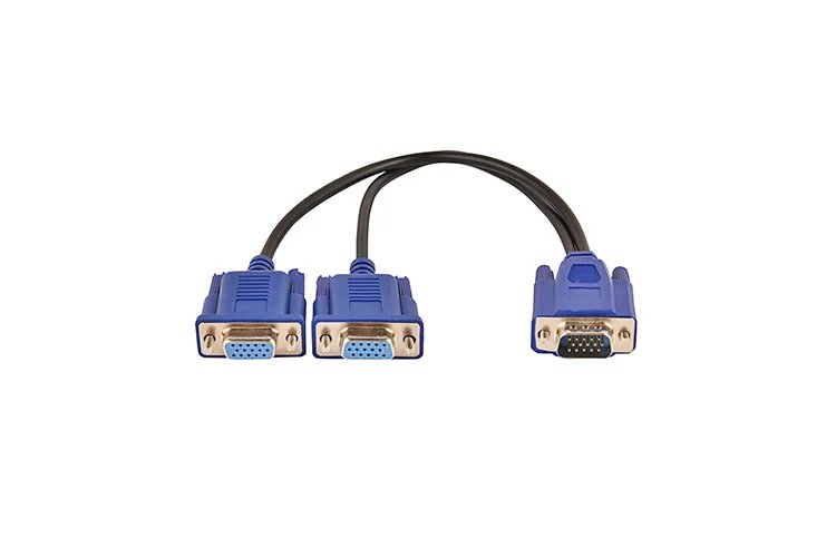 Vga One To Two Wire 3 6 Computer Split Screen Cable VGA One Drag Two Monitor Video HD Cable 1 To 2